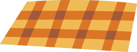 Checkered Picnic Blanket Pattern vector
