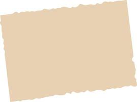 Torn Paper Retro Sheet vector
