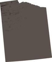 Grunge Torn Paper Sheet Design Element Style vector
