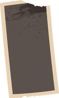 Grunge Torn Paper Frame vector