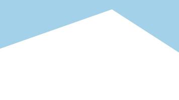 Abstract header template with sharp blue curve and transparent background flat illustration vector