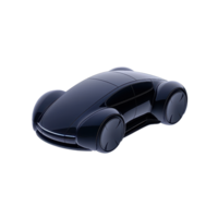 A sleek, futuristic car model with a smooth, glossy surface and rounded features, designed for innovative automotive aesthetics. png