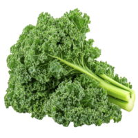 A Fresh green kale leaves with curly edges are piled together, showcasing their vibrant color and texture. leafy vegetable is known for its nutritional benefits and versatility in cooking png