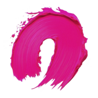 A This features vibrant pink brushstroke with dynamic, swirling shape, showcasing texture and artistic expression. bold color and fluid form create sense of movement and creativity png