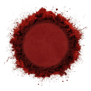 un vibrante explosión de rojo polvo crea dinámica circular modelo en contra transparencia fondo, evocando energía y movimienot. multa partículas untado exterior, formando sorprendentes visual efecto png