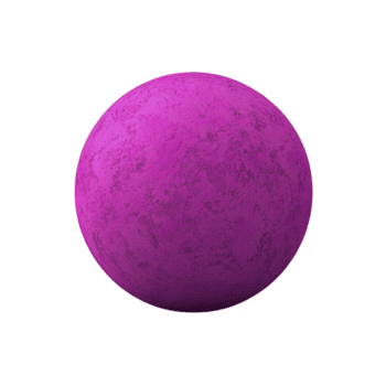 beschwingt Rosa texturiert Kugel steht aus gegen Transparenz Hintergrund, präsentieren es ist glatt und Uniform Oberfläche. Fett gedruckt Farbe und einfach gestalten erstellen auffällig visuell Einschlag png