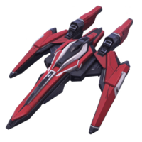 This features futuristic red and black spaceship with sleek, angular design and dual engines, evoking sense of speed and advanced technology. ship aerodynamic shape suggests it is built for high png