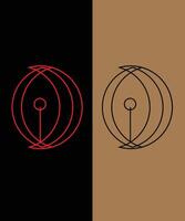 Two different logos for a company vector