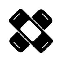 Icon a bandage, isolated against a clean background. vector