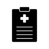 Icon a prescription, isolated against a clean background.. vector