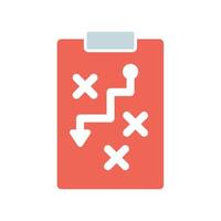 Icon a strategy, isolated against a clean background., vector