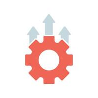 Icon a performance, isolated against a clean background., vector