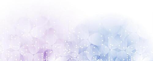 Technology innovation background of global business solution vector