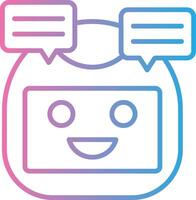 Bot Versatile Line Drawing vector