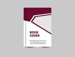 Book Cover Design Template Maroon Annual Report Magazine notebook Illustration vector