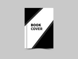 Book Cover Design Template Black Color Annual Report Magazine notebook Illustration vector