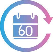 60 Days Streamlined App Object vector