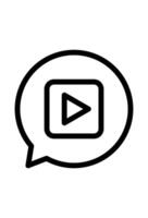 Digital communication icon, message illustration vector