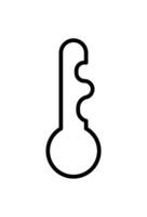 Simple lock icon for security and privacy vector
