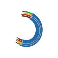 cable element symbol icon vector