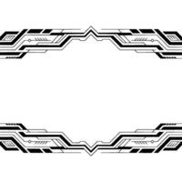 Techy Abstract Frame Minimalist Geometric , Blank Space vector