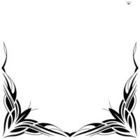 Elegant Abstract Background With Tribal Corner Ornament vector