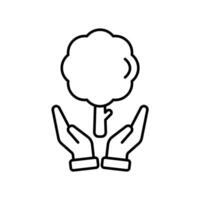 Icon a conservation, isolated against a clean background. vector