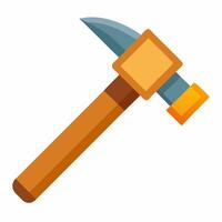 A hammer icon on a white background vector