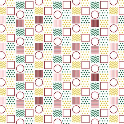 Abstract Geometric Shapes Pattern Design