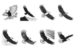 Wild Eagle Wings Extended Design vector