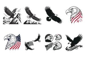 Eagle Wingspan Motion Graphic vector