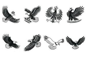 Bald Eagle Swooping Artwork vector