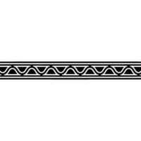 Black Border With Abstract Wave Pattern On Gradient Background vector
