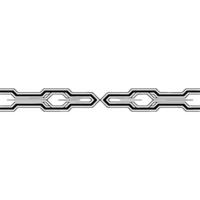 Minimalist Tech Abstract Symmetric Black Lines On White vector