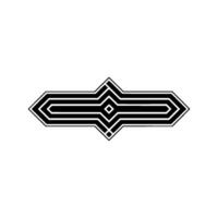 Geometric Pattern On Light Gray Abstract Linear vector