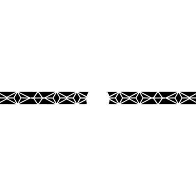 Minimalist Abstract Geometric Border With Light Effect