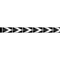 Abstract Geometric Chevron Pattern In Black And White vector