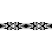 Abstract Geometric Border On Light Gray Background vector