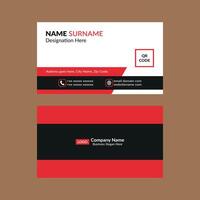 Modern Business Card Layout. Innovative Layout Display for Promotion. vector
