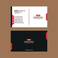 Modern Business Card Layout. Dynamic Layout Display for Promotion. vector