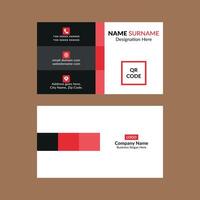 Modern Business Card Layout. Trendy Template Display for Promotion. vector