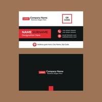 Modern Business Card Template. Abstract Layout Display for Promotional Campaign. vector