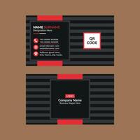 Modern Business Card Template. Minimal Template Display for Promotional Campaign. vector