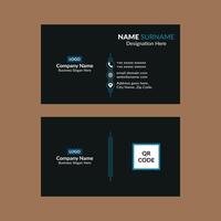 Modern Business Card Template. Elegant Layout Display for Promotional Campaign. vector