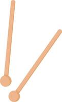 Two Drum Sticks vector