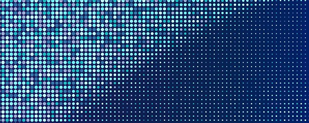 Digital technology dotted background