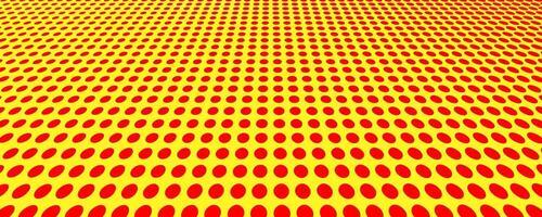 Dots background red yellow color vector