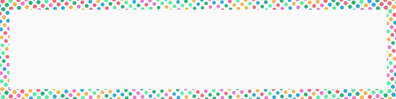 Dotted border comic halftone rectangle grain frame vector