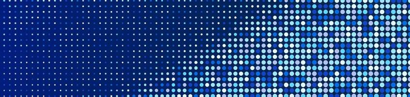 Digital technology background dotted blue style vector
