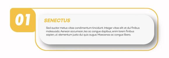 Bullet point number 1 list marker trendy style vector